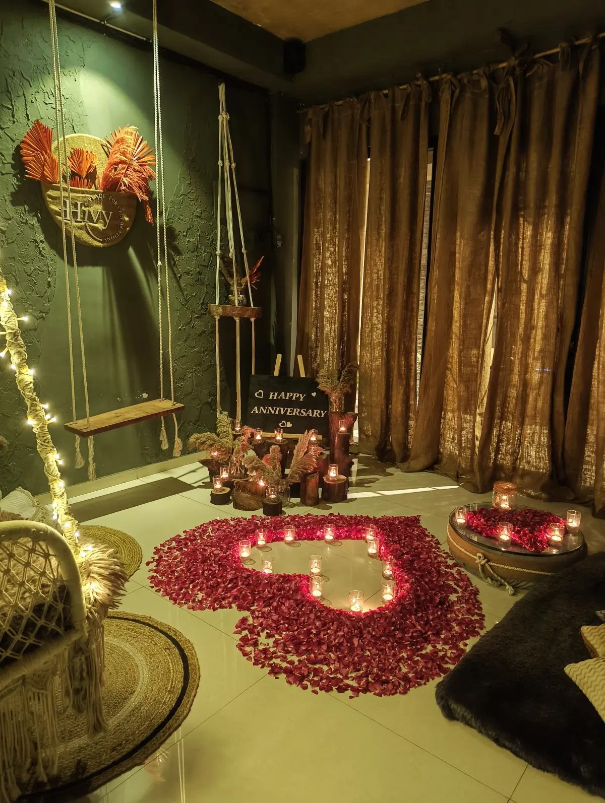 Why Choose HIVY - Place for Celebrations - Romantic Setup Surat