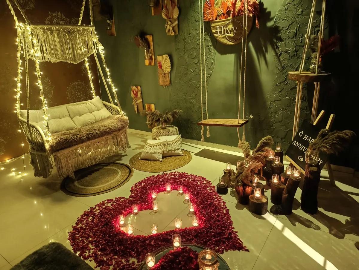 Swing of LOVE - Romantic celebration package Surat