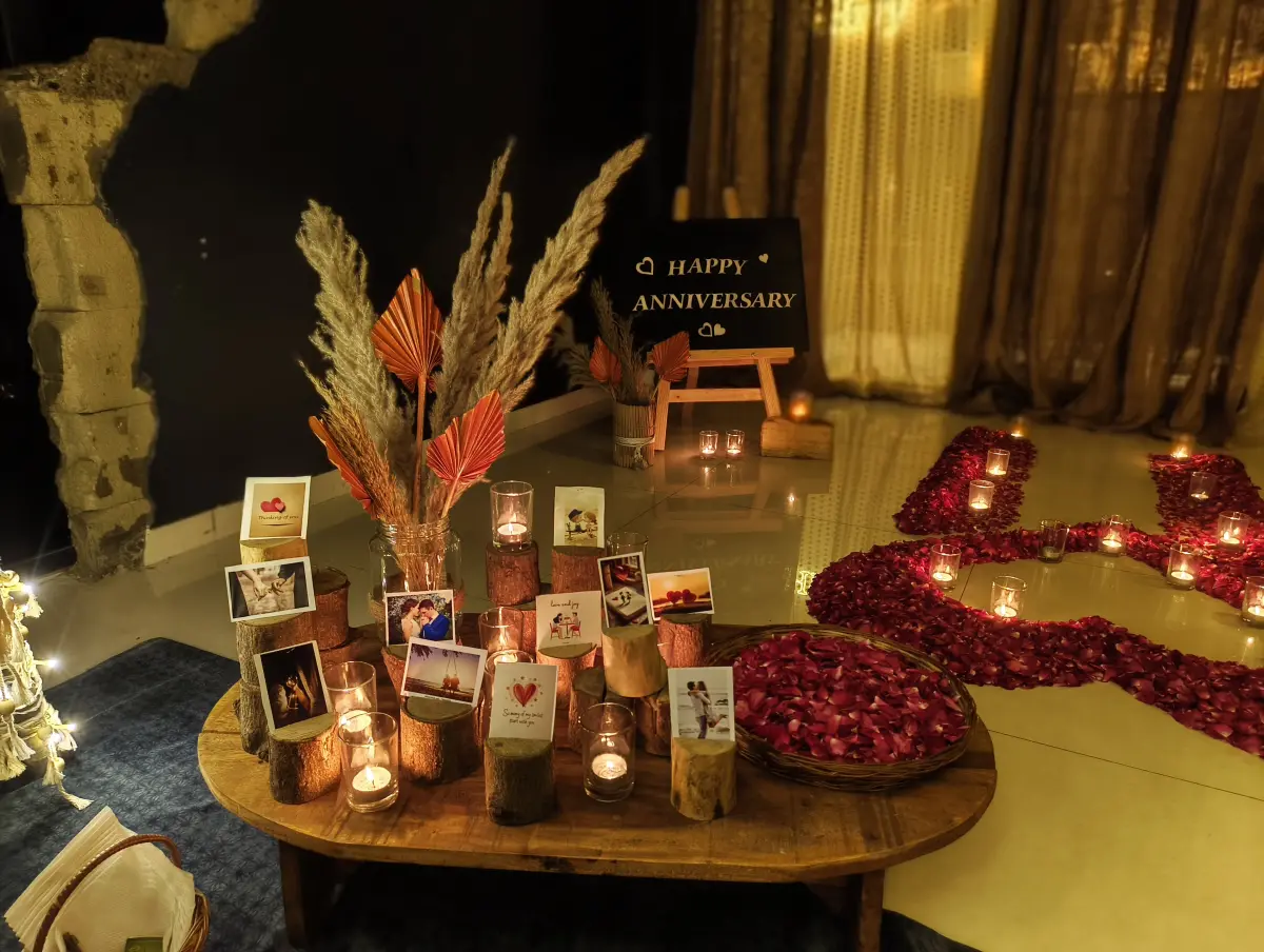 Night romantic setup Surat